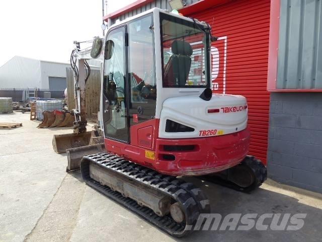 Takeuchi TB 260 Mini bagri <7t