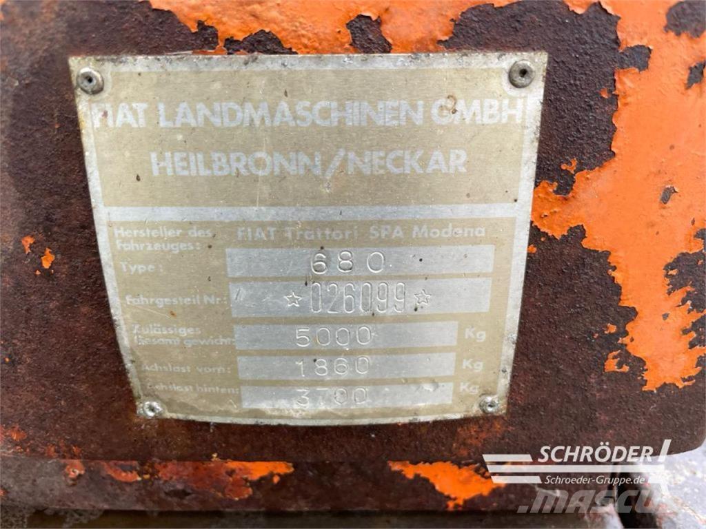 Fiat 680 Traktorji