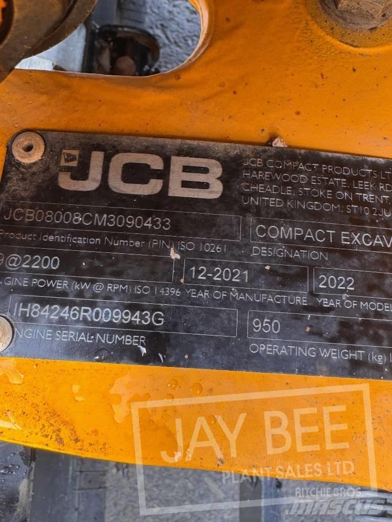 JCB 8008 Mini bagri <7t