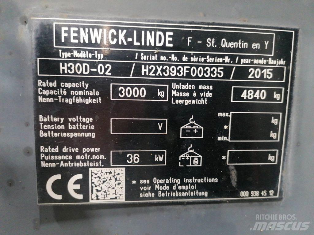 Linde H30D-02 Dizelski viličarji