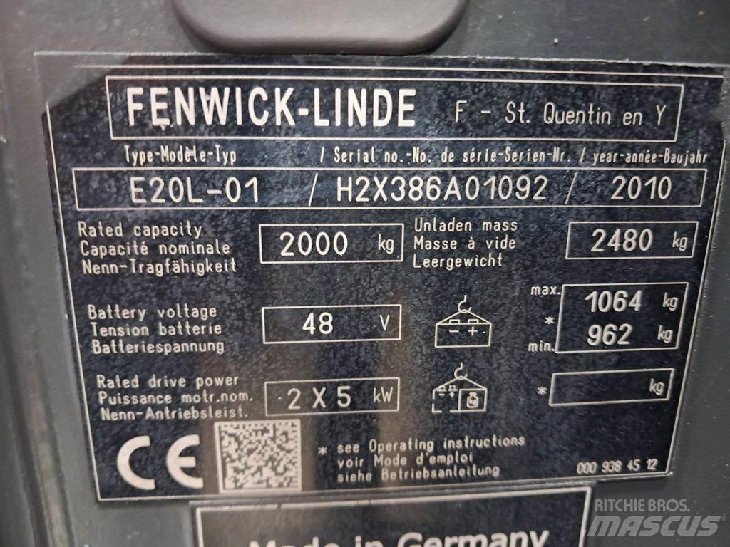 Linde E20L-01 Viličarji - drugo