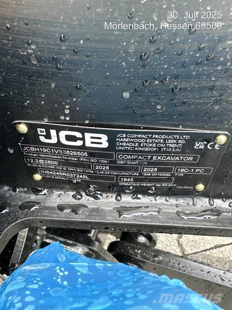 JCB 19C-1 Mini bagri <7t