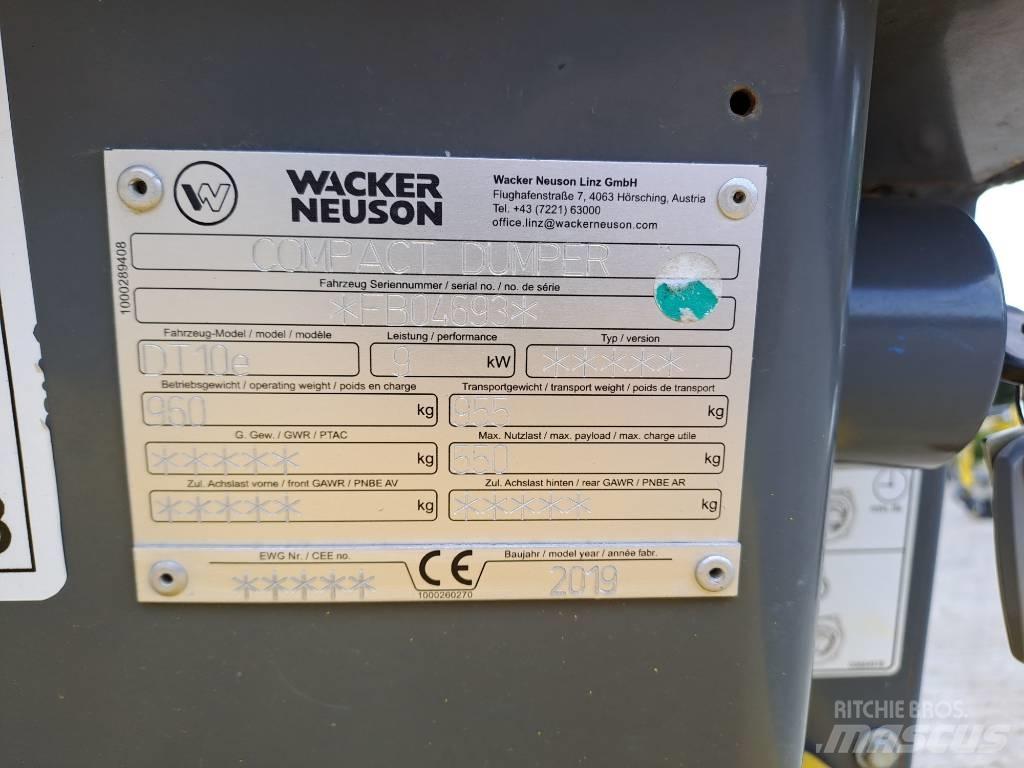 Wacker Neuson DT10e Demperji goseničarji