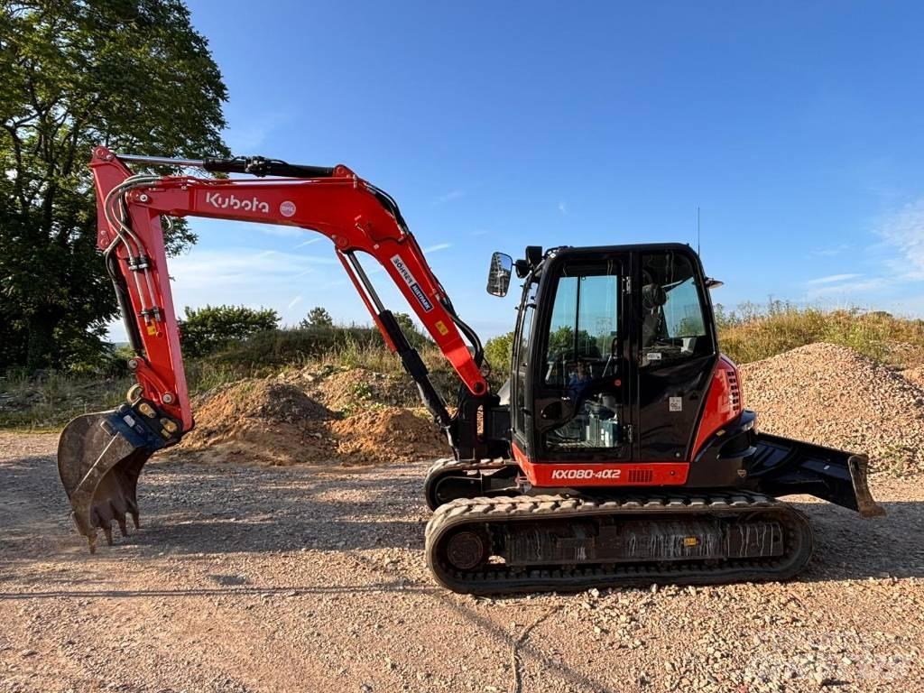 Kubota KX 080-4 Mini bagri <7t