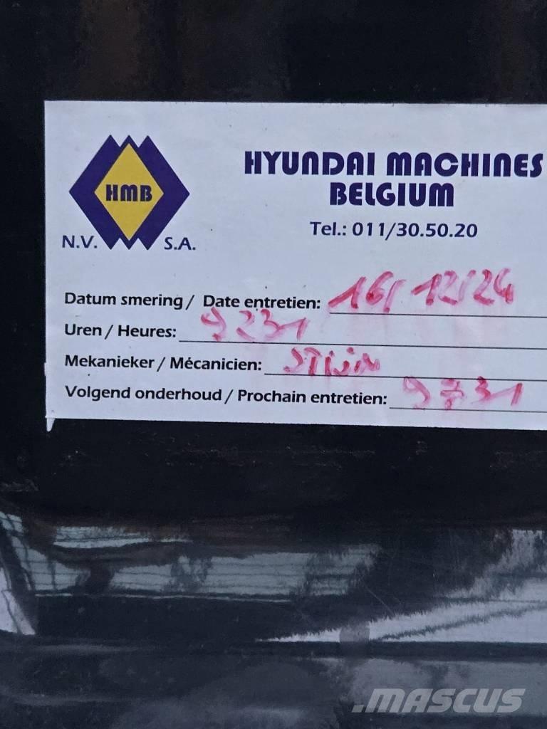 Hyundai R 180W-9A Bagri na kolesih