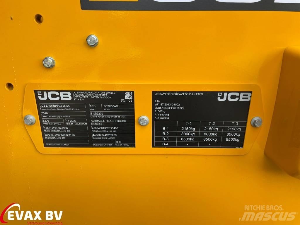 JCB 532-60 Kmetijski teleskopski nakladalci