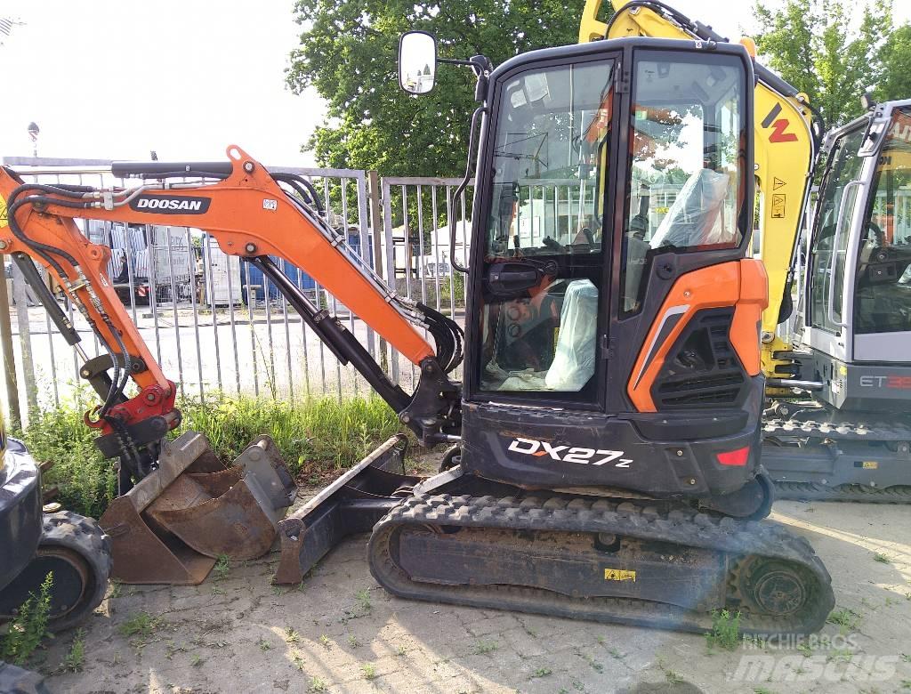 Doosan DX 27 Z Mini bagri <7t
