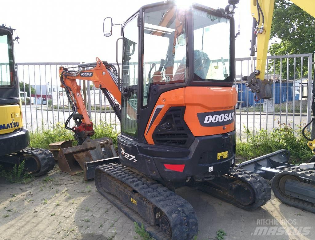 Doosan DX 27 Z Mini bagri <7t