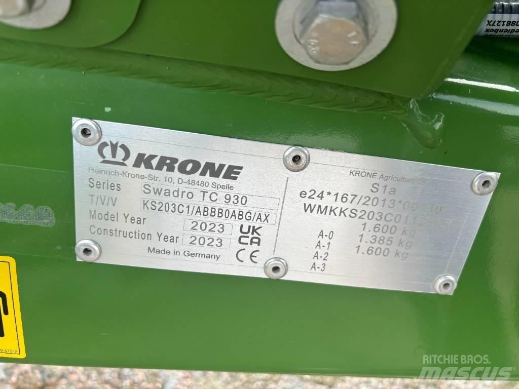 Krone Swadro TC 930 Zgrabljalniki