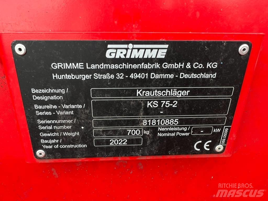 Grimme KS 75-2 Odstranjevalci krompirjevih stebel
