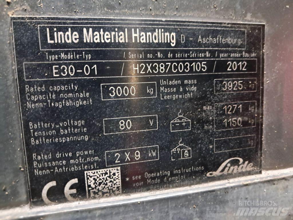 Linde E30-01 Električni viličarji