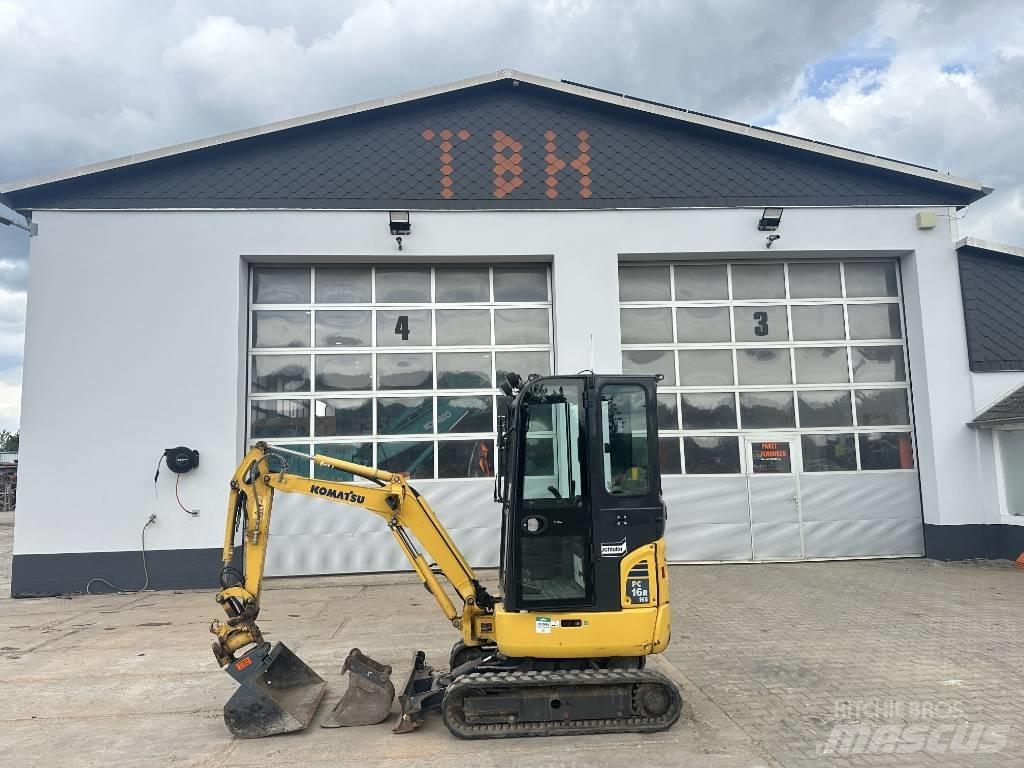 Komatsu PC 16 R-3HS Mini bagri <7t