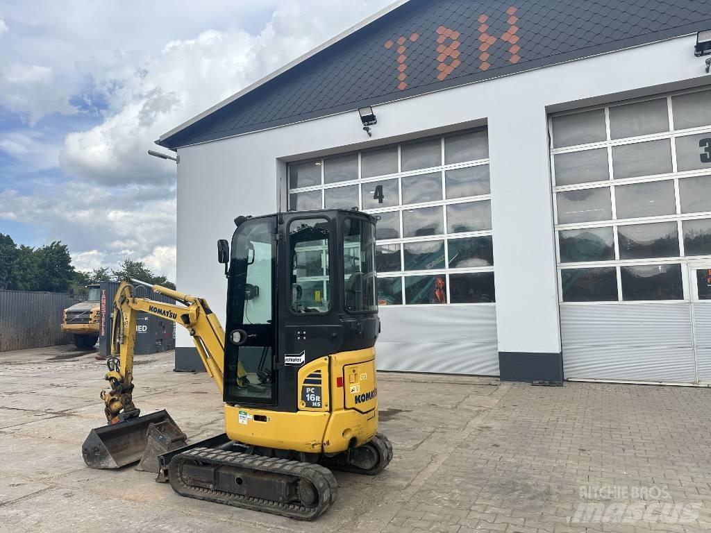 Komatsu PC 16 R-3HS Mini bagri <7t