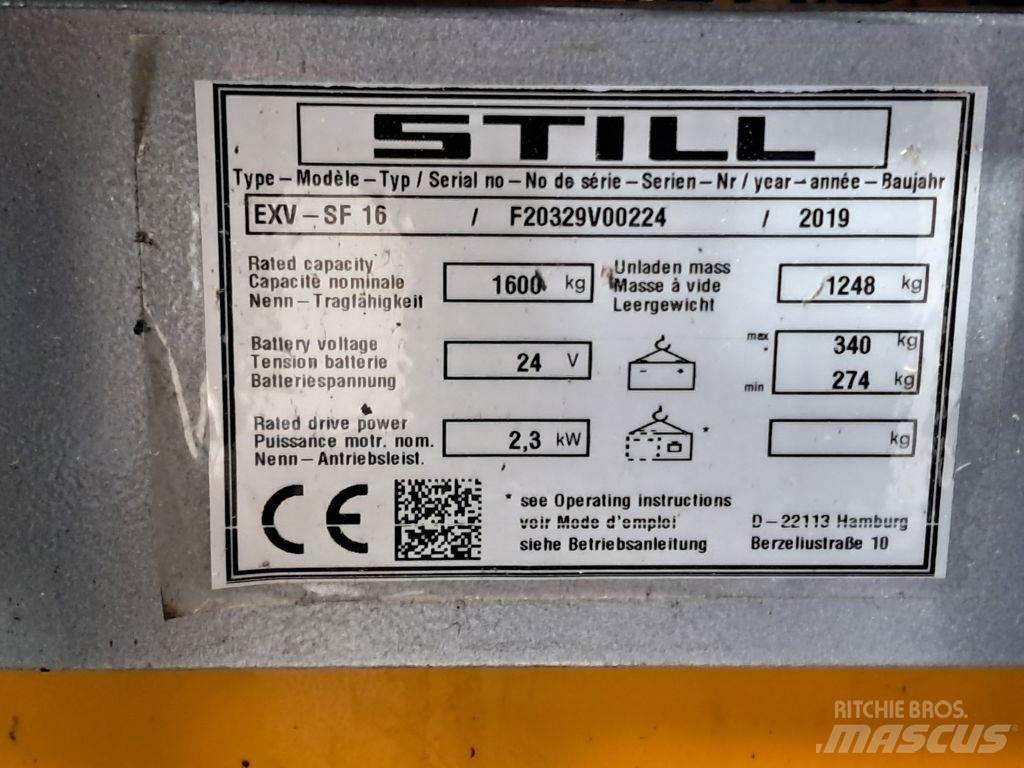 Still EXV-SF16 Ročni električni viličar