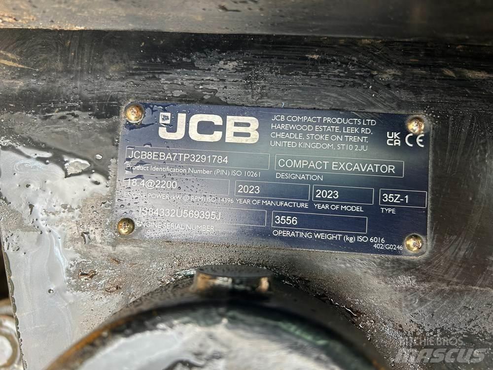 JCB 35Z-1 Mini bagri <7t