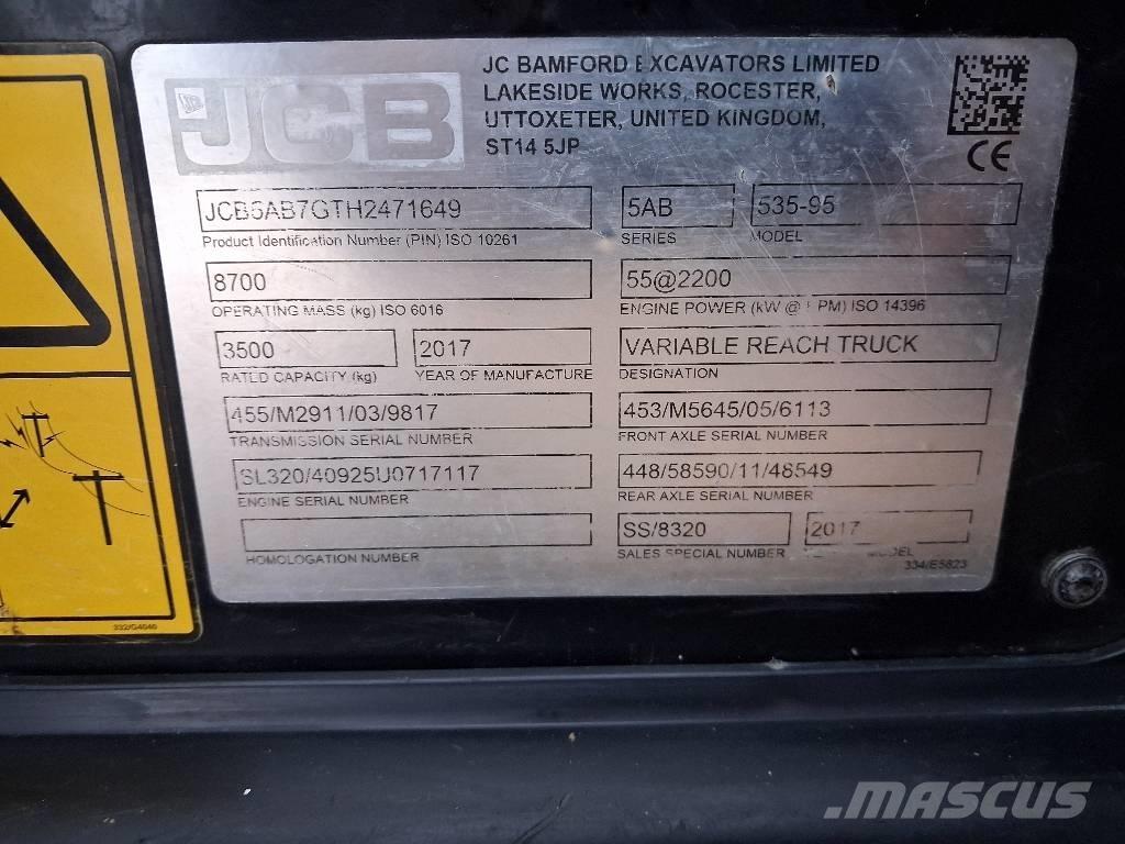 JCB 535-95 JOYSTICK Teleskopski viličarji