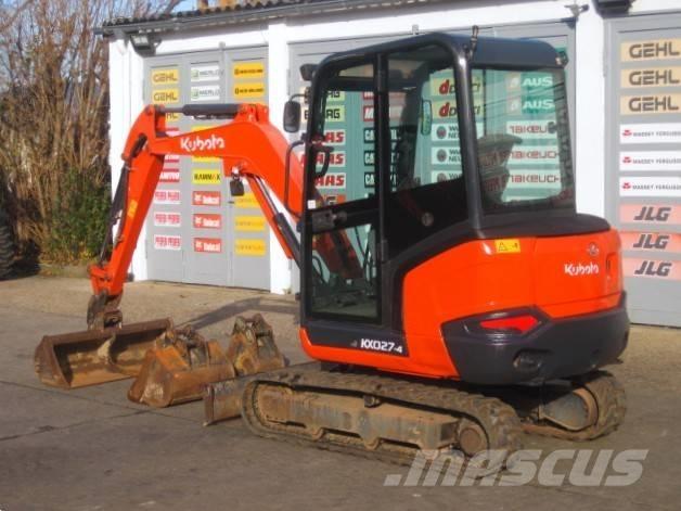 Kubota KX027-4 Mini bagri <7t