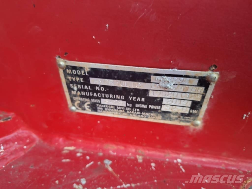 Takeuchi TB 290 Midi bagri 7t – 12t