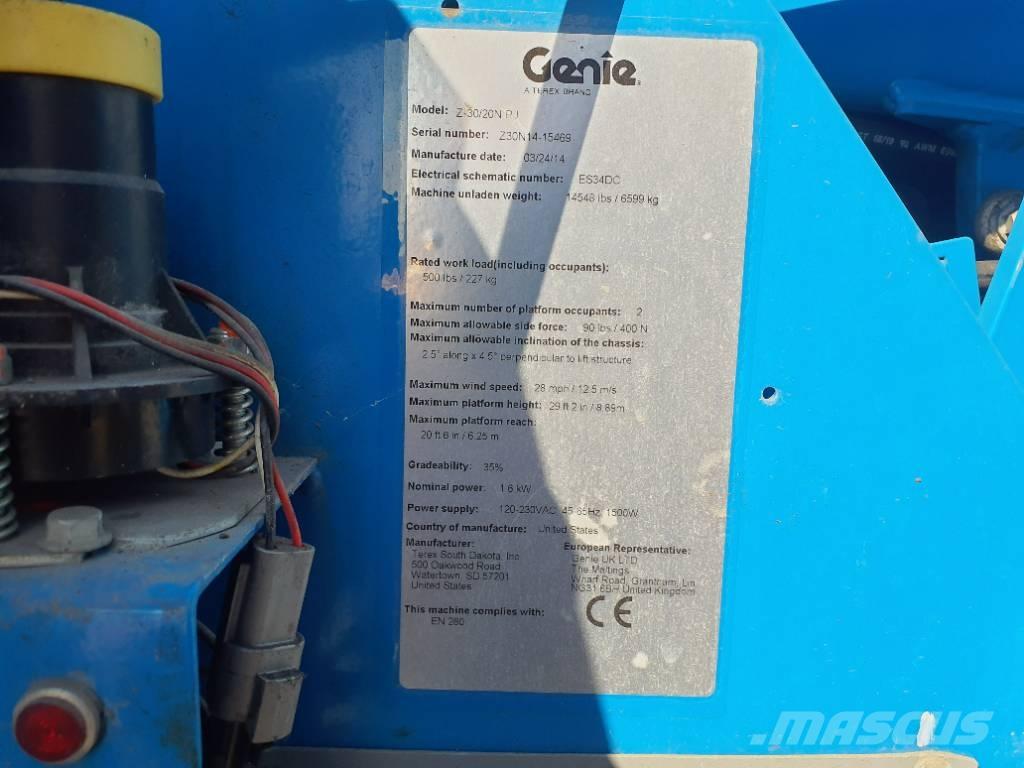 Genie Z30/20N Zglobne dvižne ploščadi