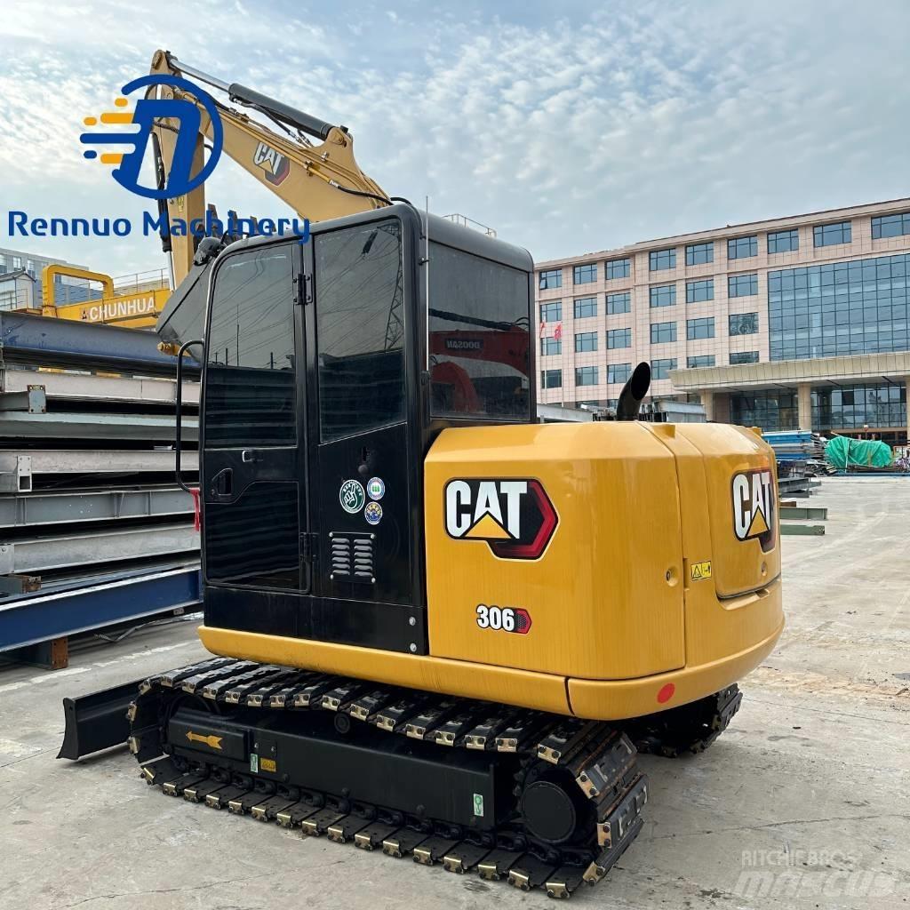 CAT 306E with rubber Mini bagri <7t