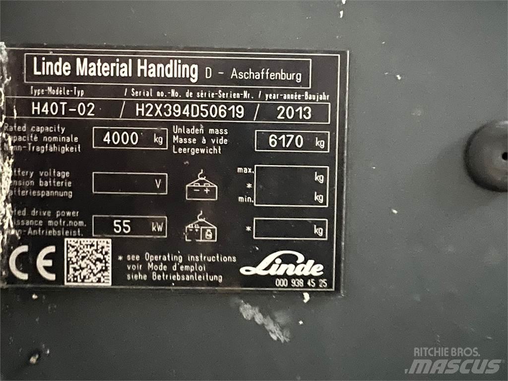 Linde H40T-02 Plinski viličarji