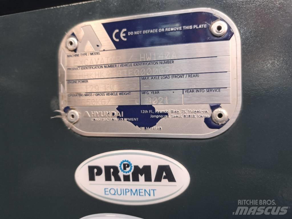 Hyundai HW140A Bagri na kolesih
