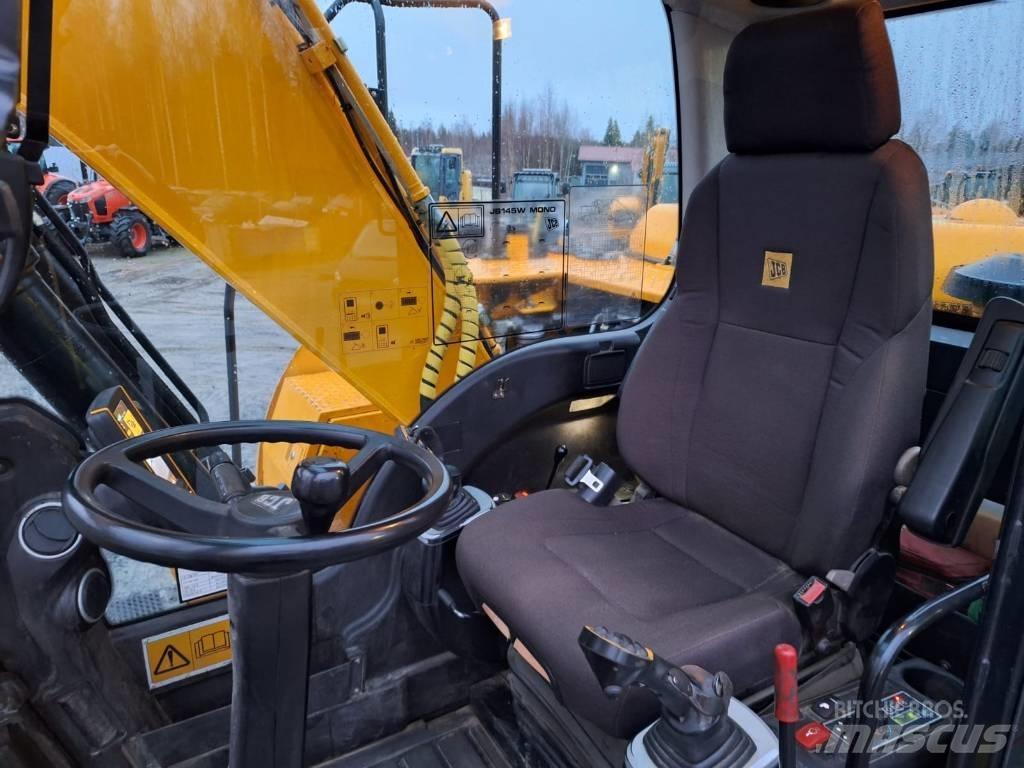 JCB JS 145 W Bagri na kolesih