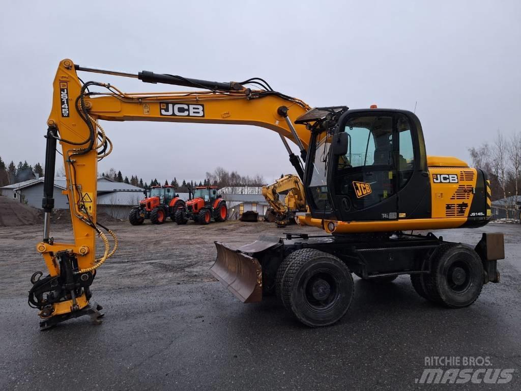 JCB JS 145 W Bagri na kolesih