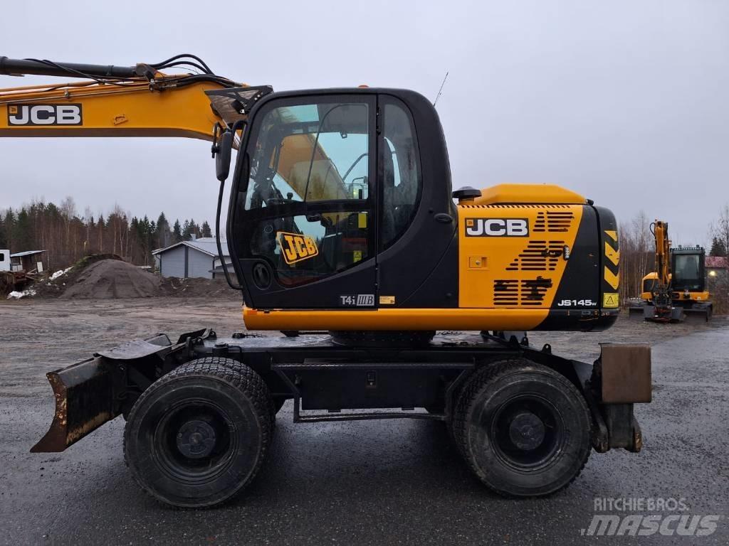 JCB JS 145 W Bagri na kolesih