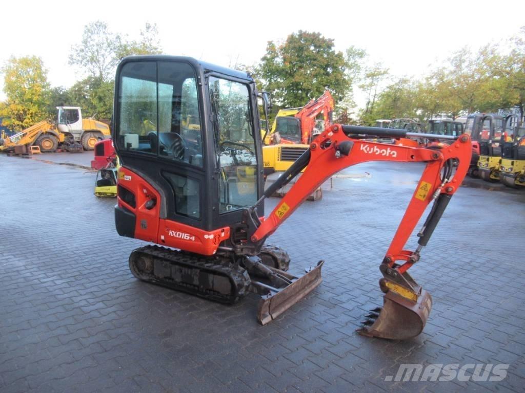 Kubota KX 016-4 Mini bagri <7t