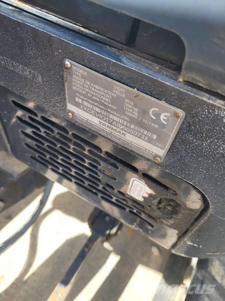 Yanmar Vio 17 U Mini bagri <7t