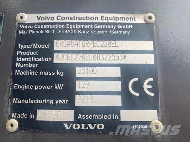 Volvo EC220EL Bagri goseničarji