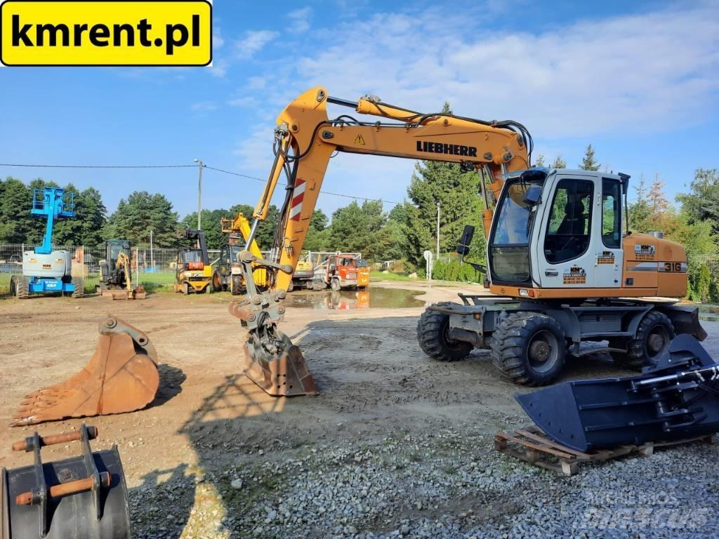 Liebherr A 316 Bagri na kolesih