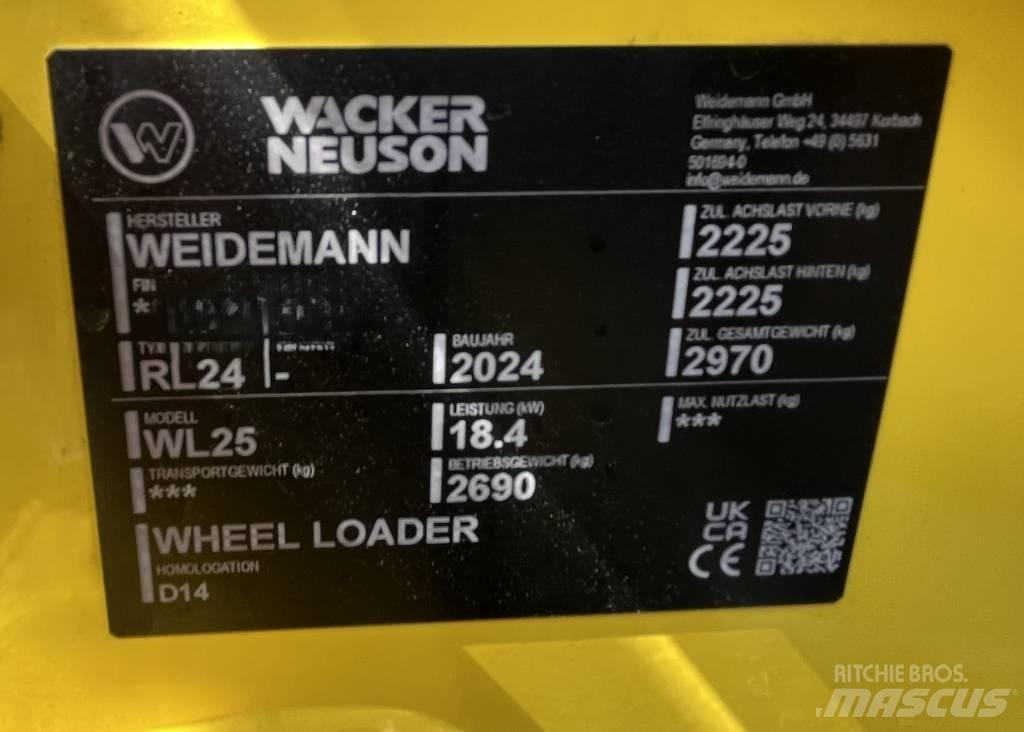 Wacker Neuson WL 25 Kolesni nakladalci