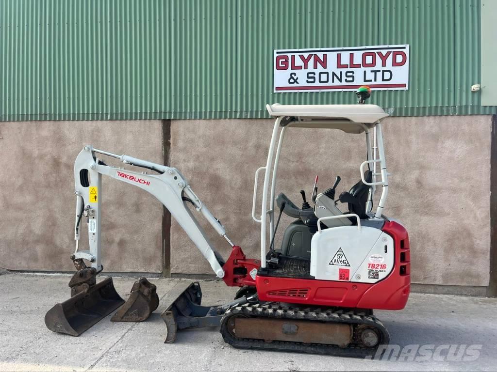 Takeuchi TB 216 Mini bagri <7t