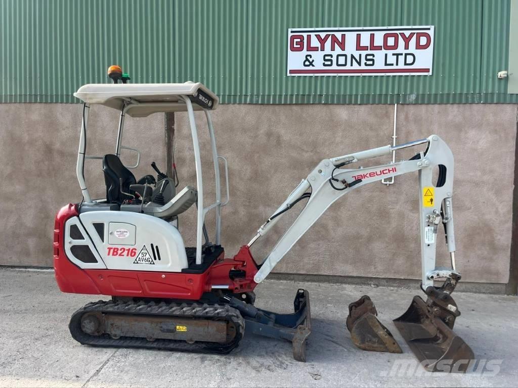 Takeuchi TB 216 Mini bagri <7t
