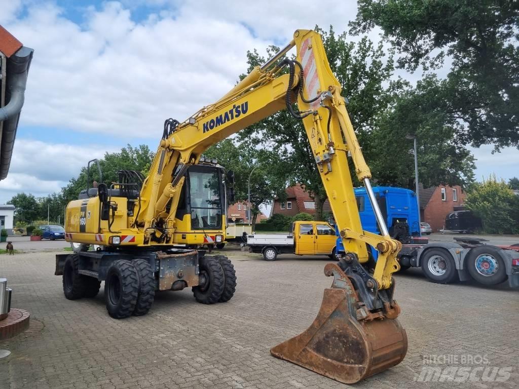 Komatsu PW 160-7E0 Bagri na kolesih
