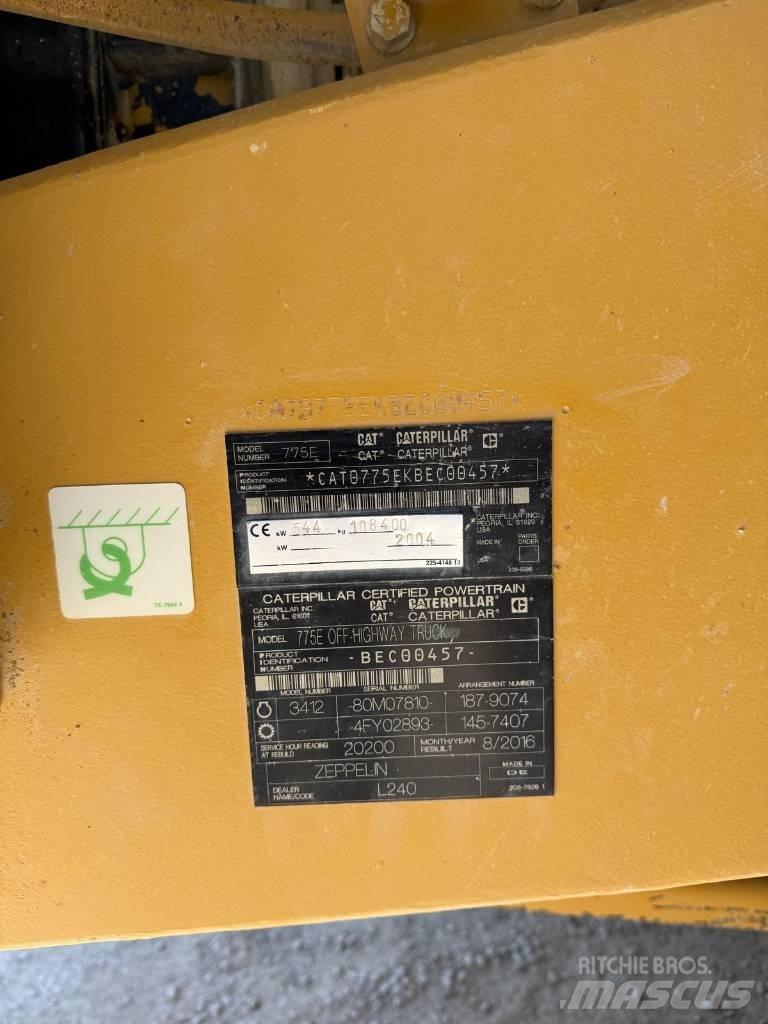 CAT 775 E Togi demperi