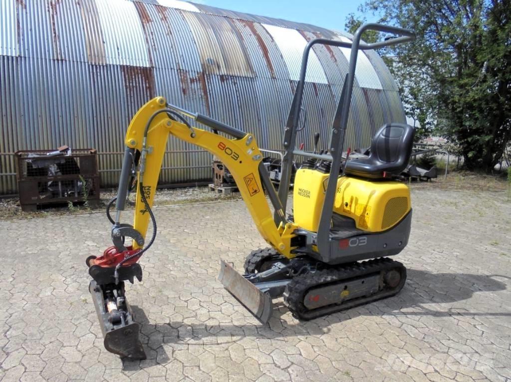 Wacker Neuson 803 Mini bagri <7t
