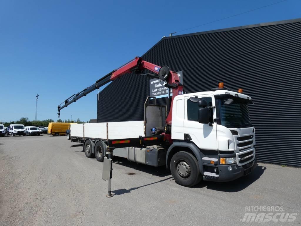 Scania P 450 Tovornjaki z žerjavom