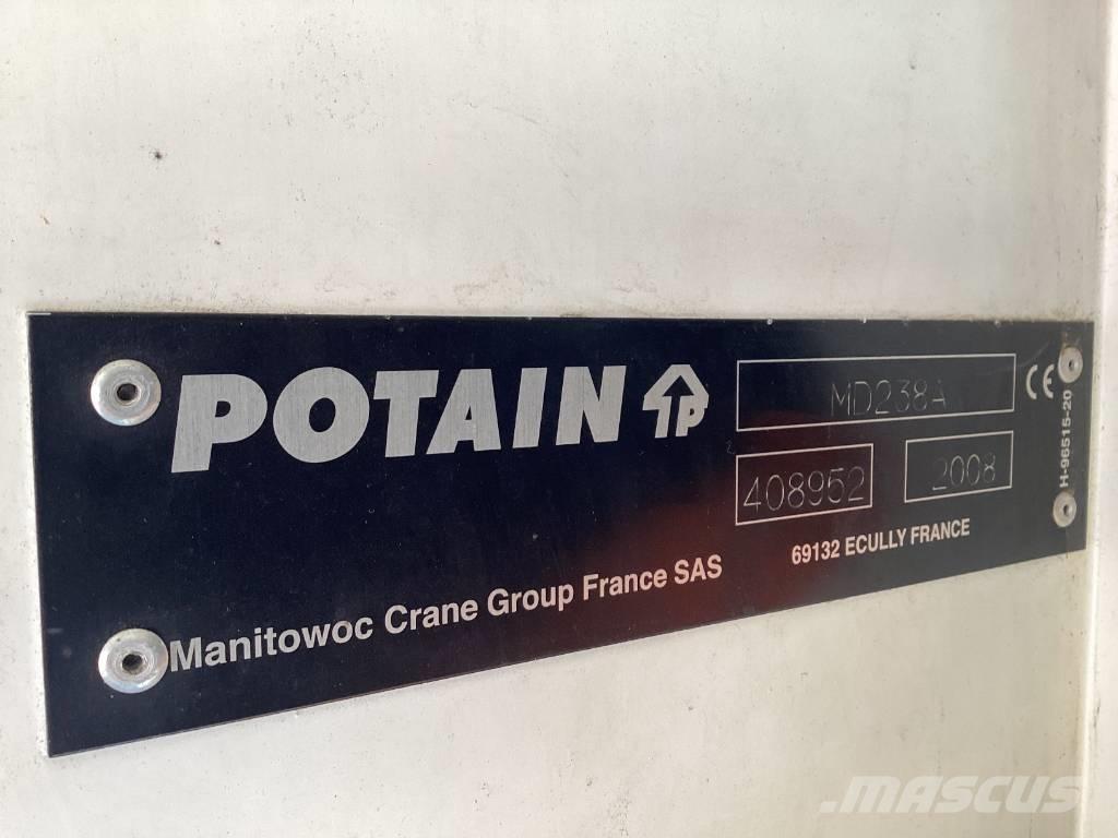 Potain MD238A Stolpni žerjavi