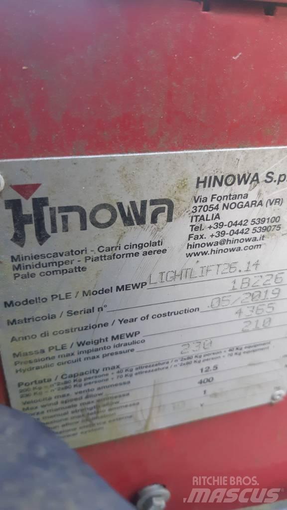 Hinowa 2614 Druga dvigala in dvižne ploščadi