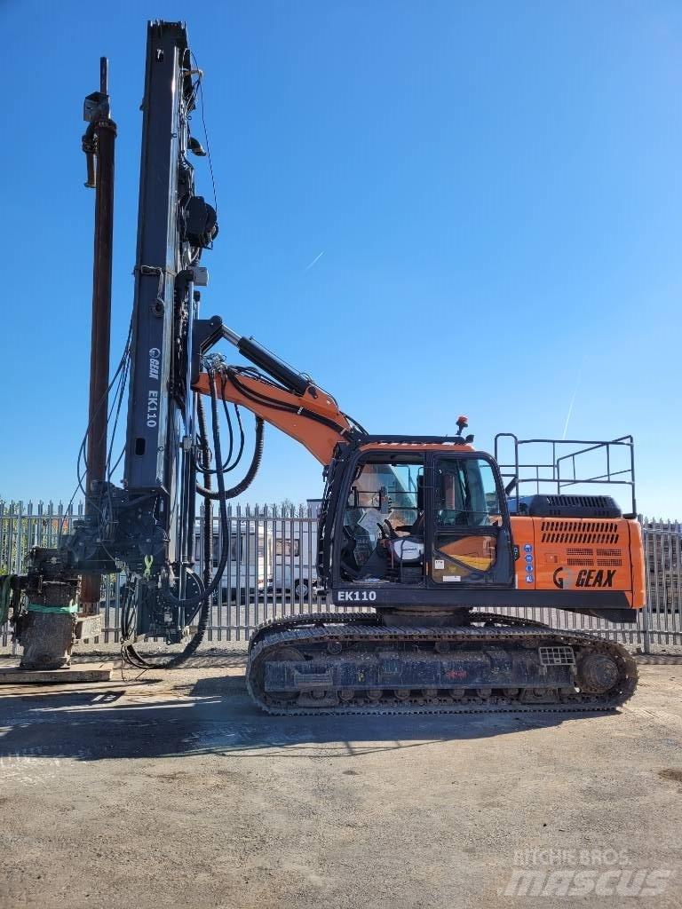  Geax EK110 Stroji za zabijanje stebrov - pilotov