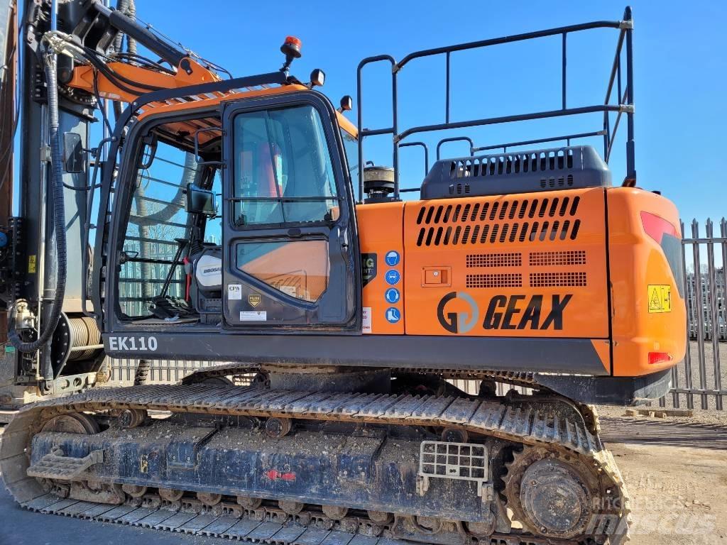  Geax EK110 Stroji za zabijanje stebrov - pilotov