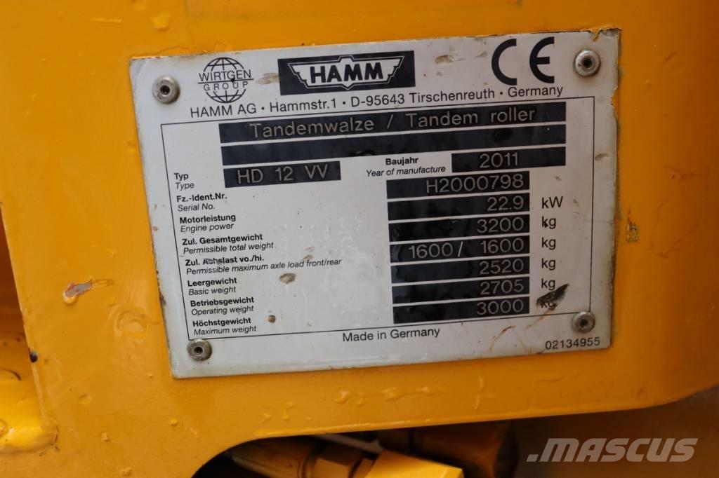 Hamm HD 12 VV Dvojni valjarji