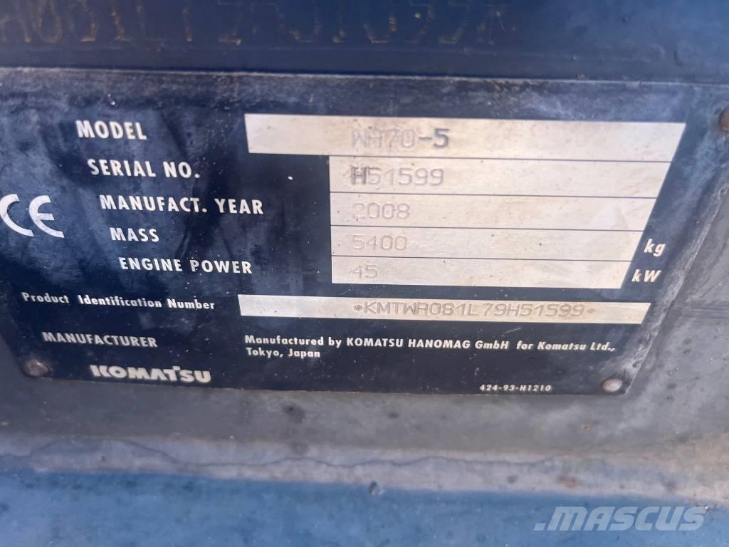 Komatsu WA 70-5 Mini nakladalci