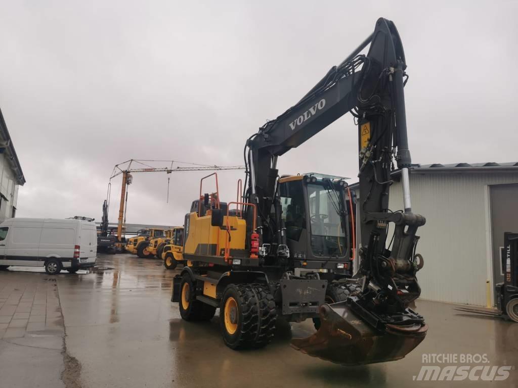 Volvo EW160E Bagri na kolesih