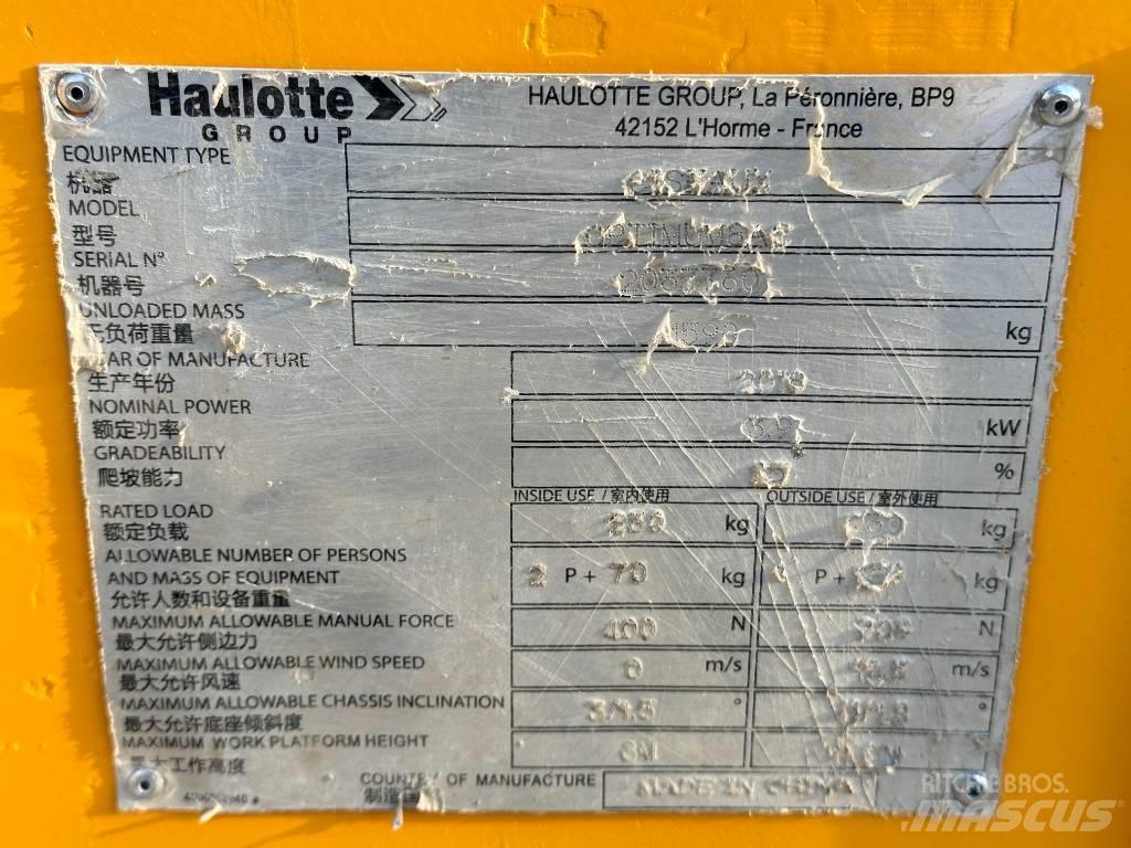 Haulotte OPTIMUM 8 Škarjaste dvižne ploščadi
