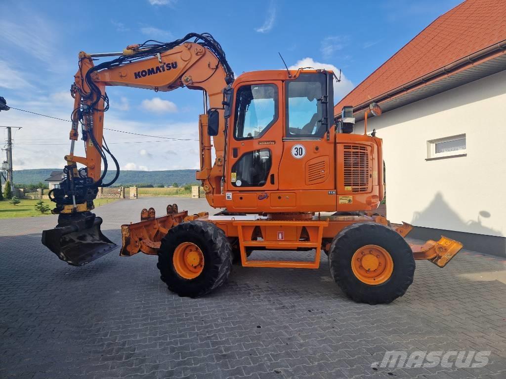 Komatsu PW110 Bagri na kolesih