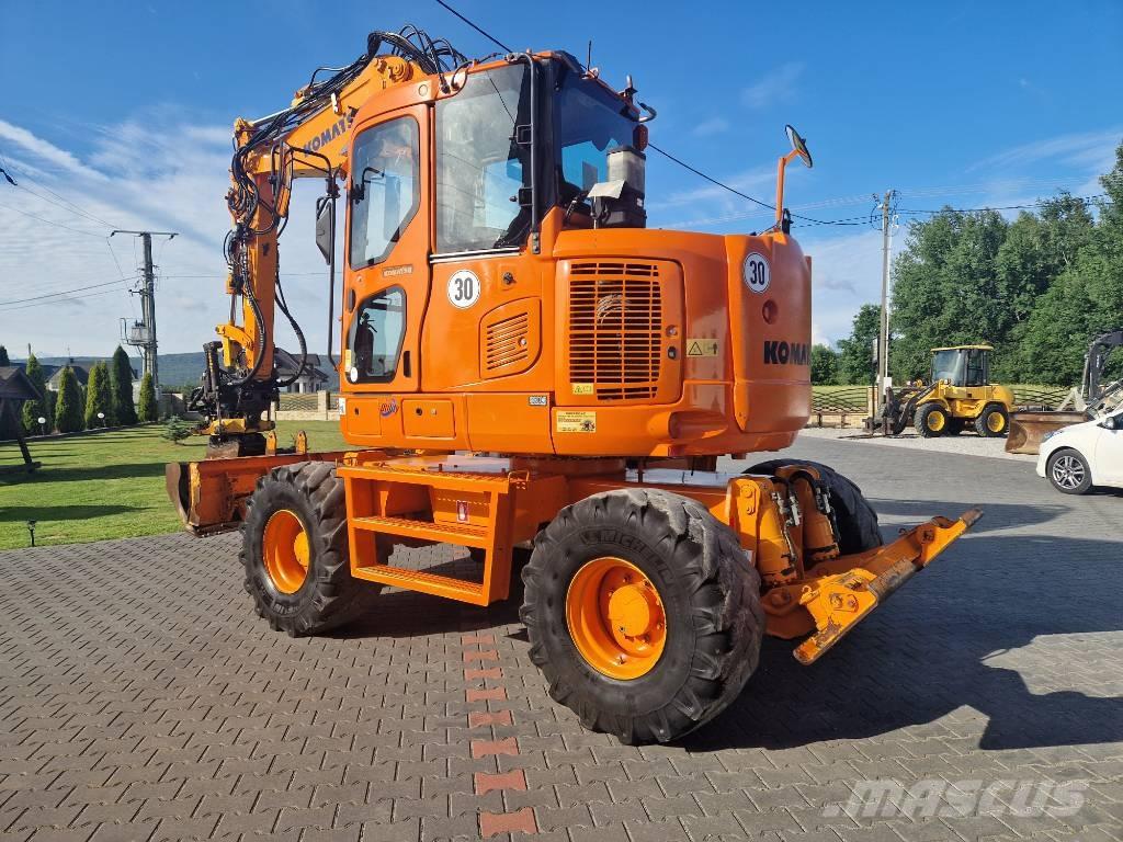 Komatsu PW110 Bagri na kolesih